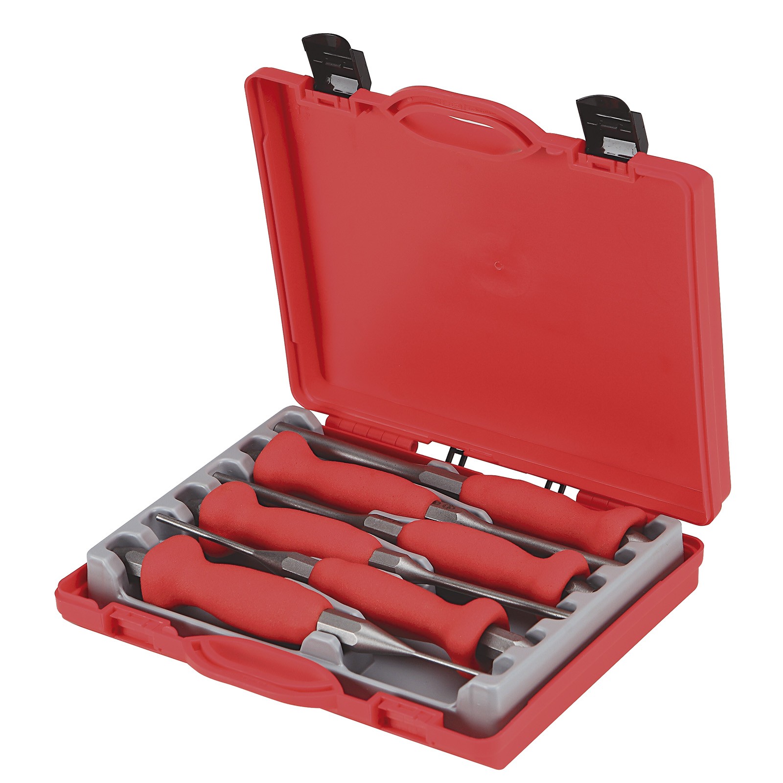 Cofre 6 Botador DOGHER Cilíndrico Mango Top Grip Octogonal