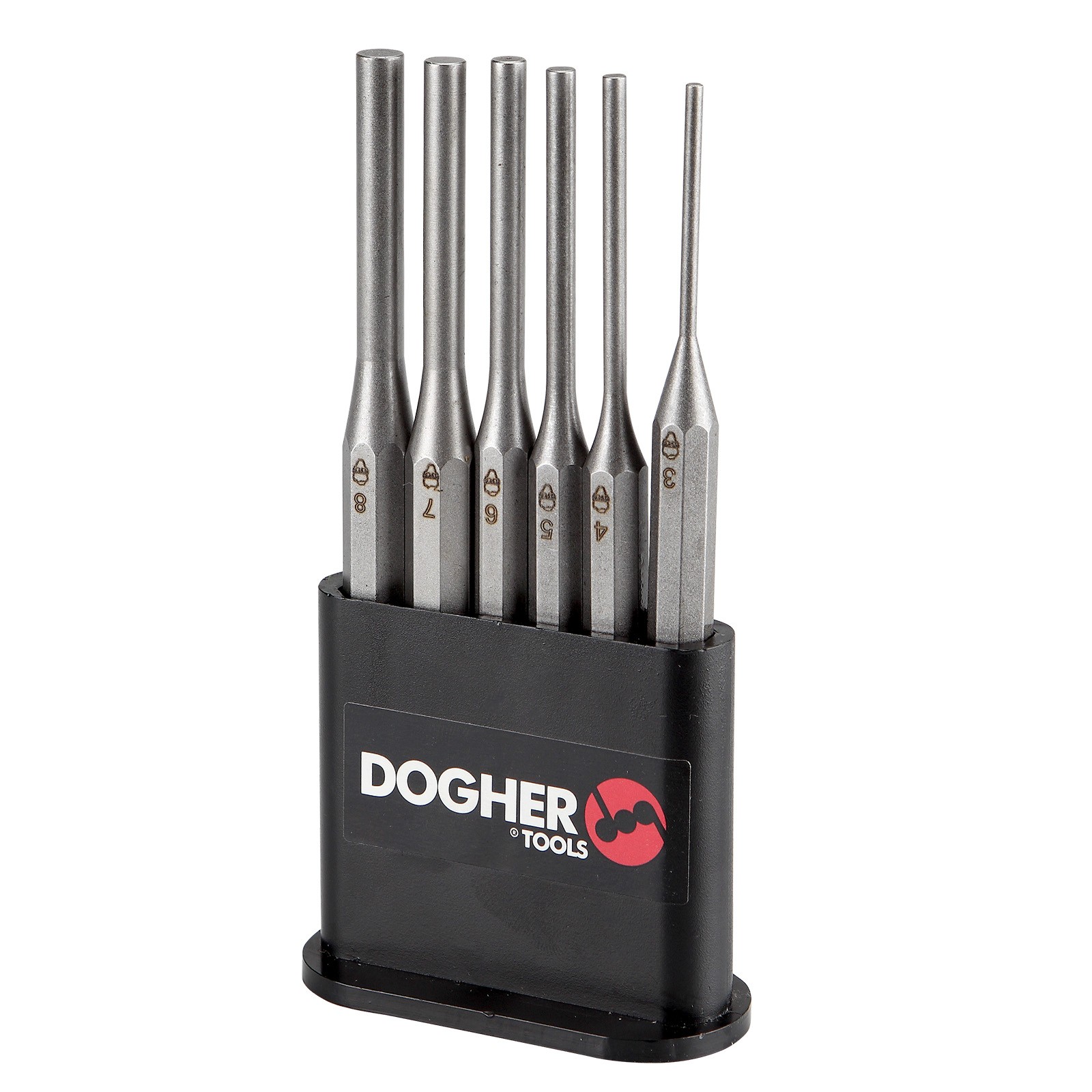 Expositor 6 Botadores DOGHER 3-4-5-6-7-8 mm