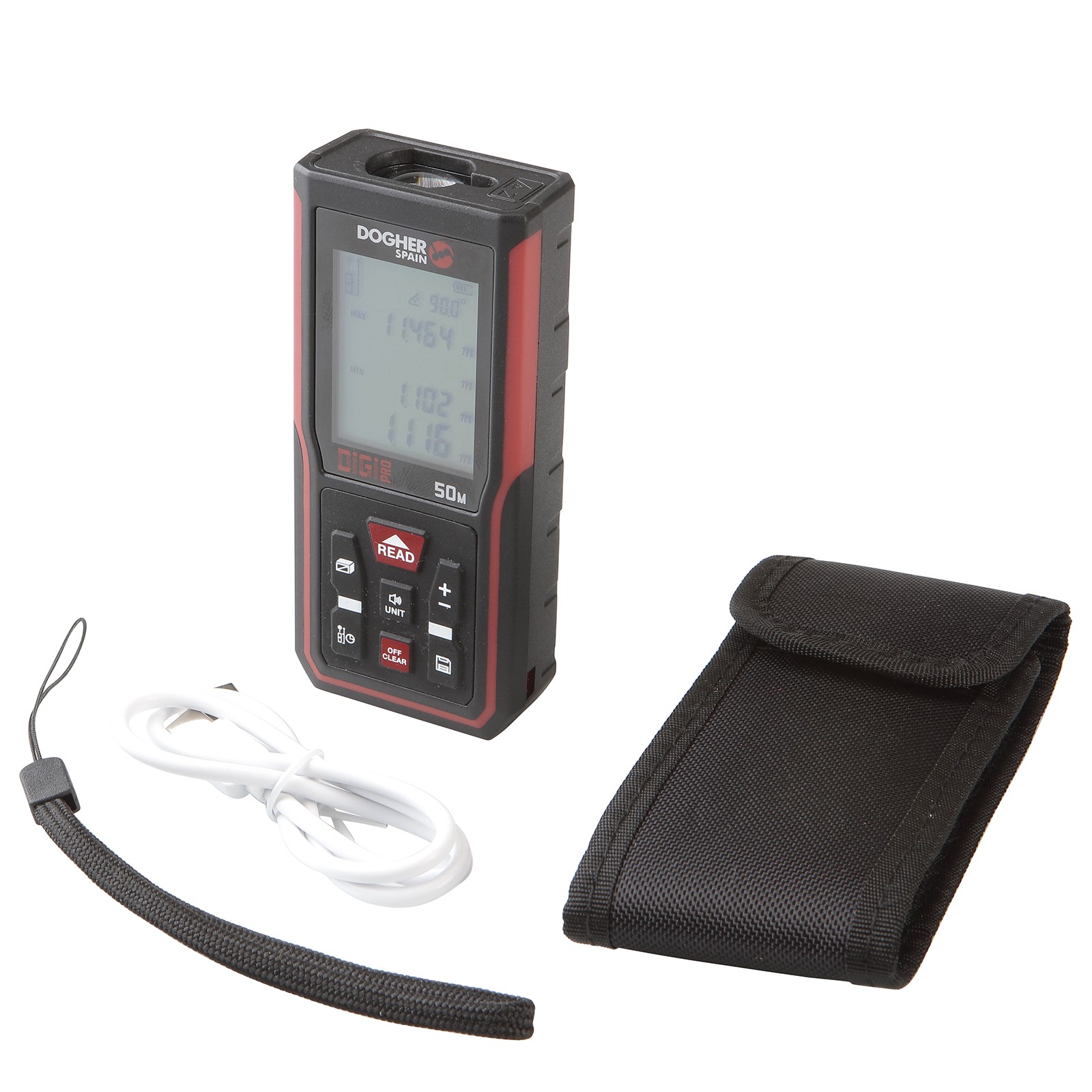 Distanciómetro DOGHER Laser Pro Digi1 50 m Cass II