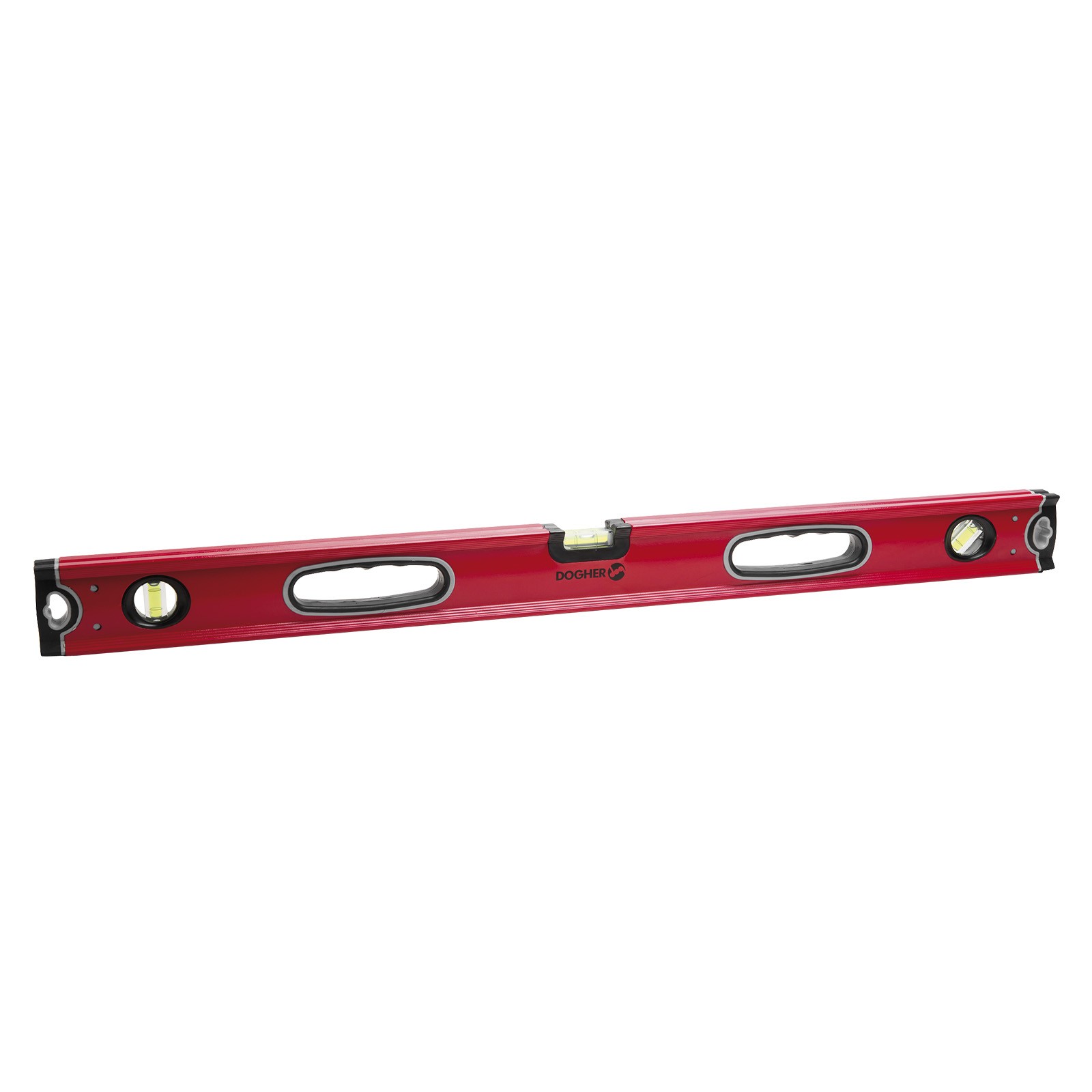 Nivel DOGHER Tubular Aluminio 3 Fiolas