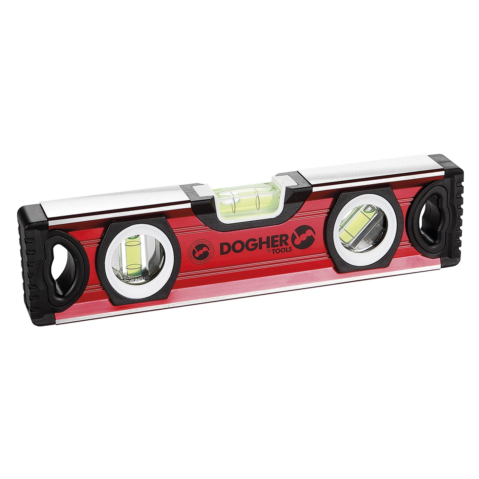 Nivel DOGHER Torpedo Tubular Magnético 3 Fiolas 250 mm
