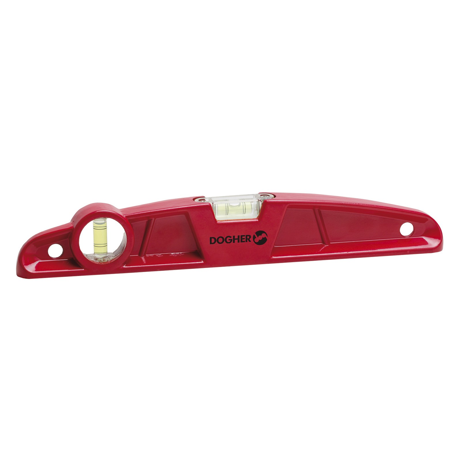 Nivel DOGHER Torpedo Trapezoidal Magnético 2 Fiolas 250 mm