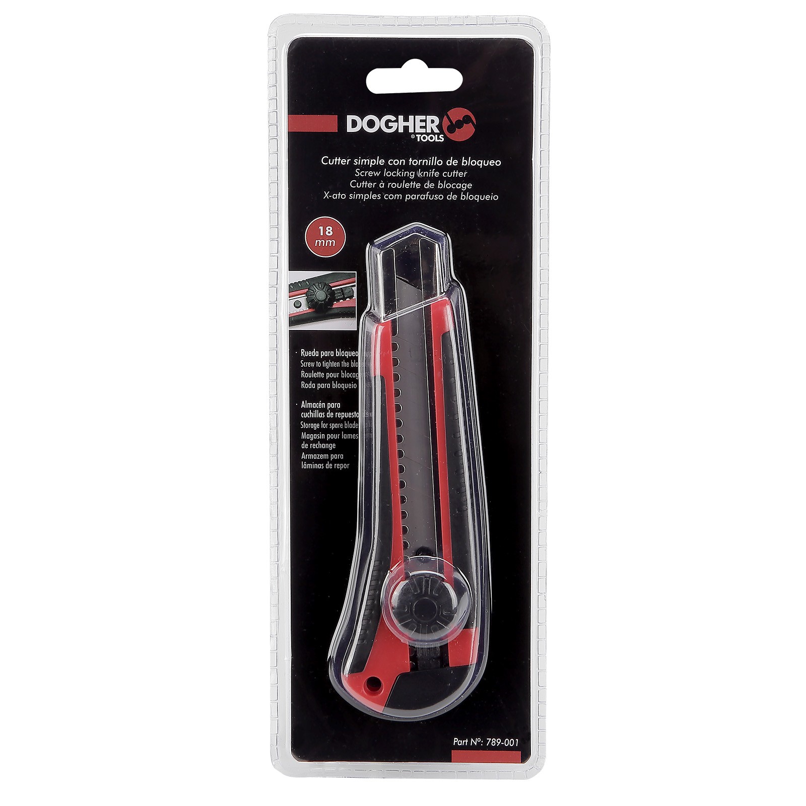 Cutter DOGHER Roller System 1 Hoja 18 mm