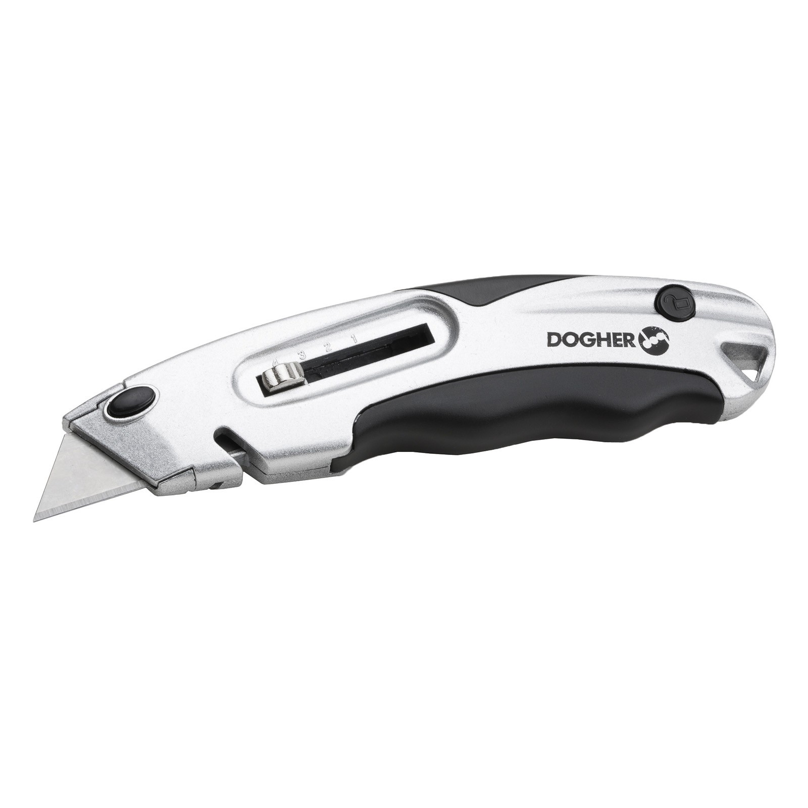 Cutter DOGHER Retráctil de Zinc 1 Hoja 19 mm
