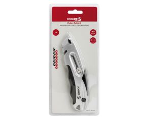 Cutter Retráctil de Zinc 1 Hoja 19 mm