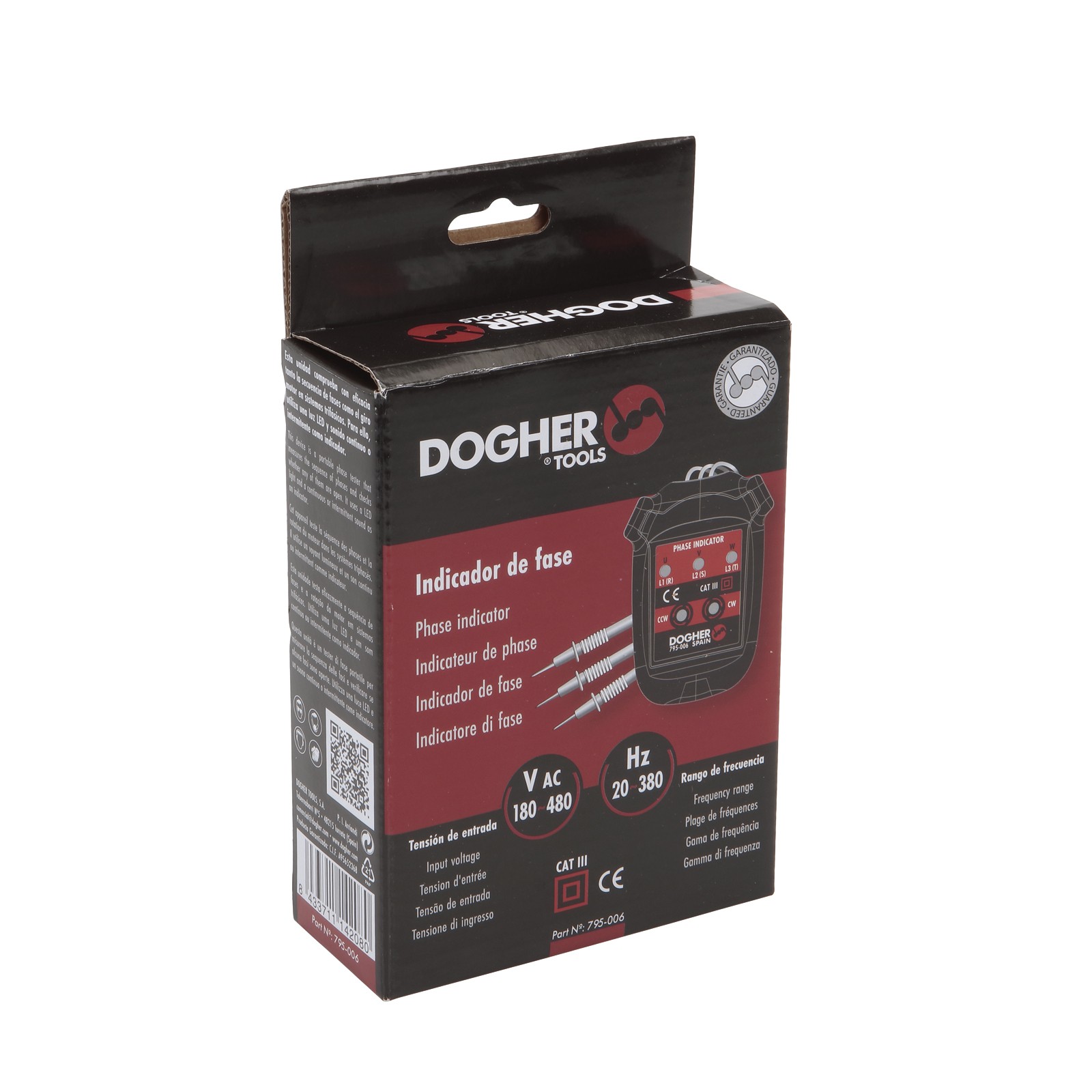 Comprobador DOGHER de Rotación de Fase