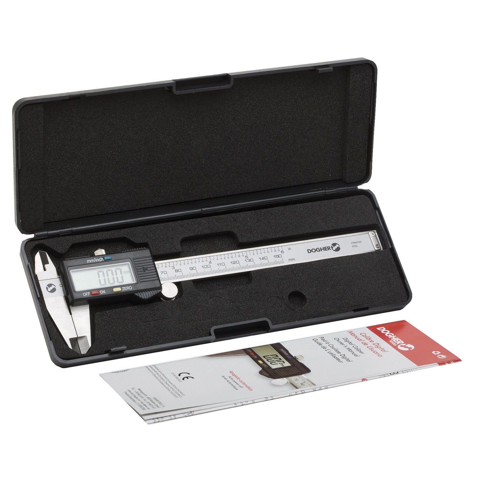 Calibre DOGHER Digital Inoxidable 150 mm 0,01 mm