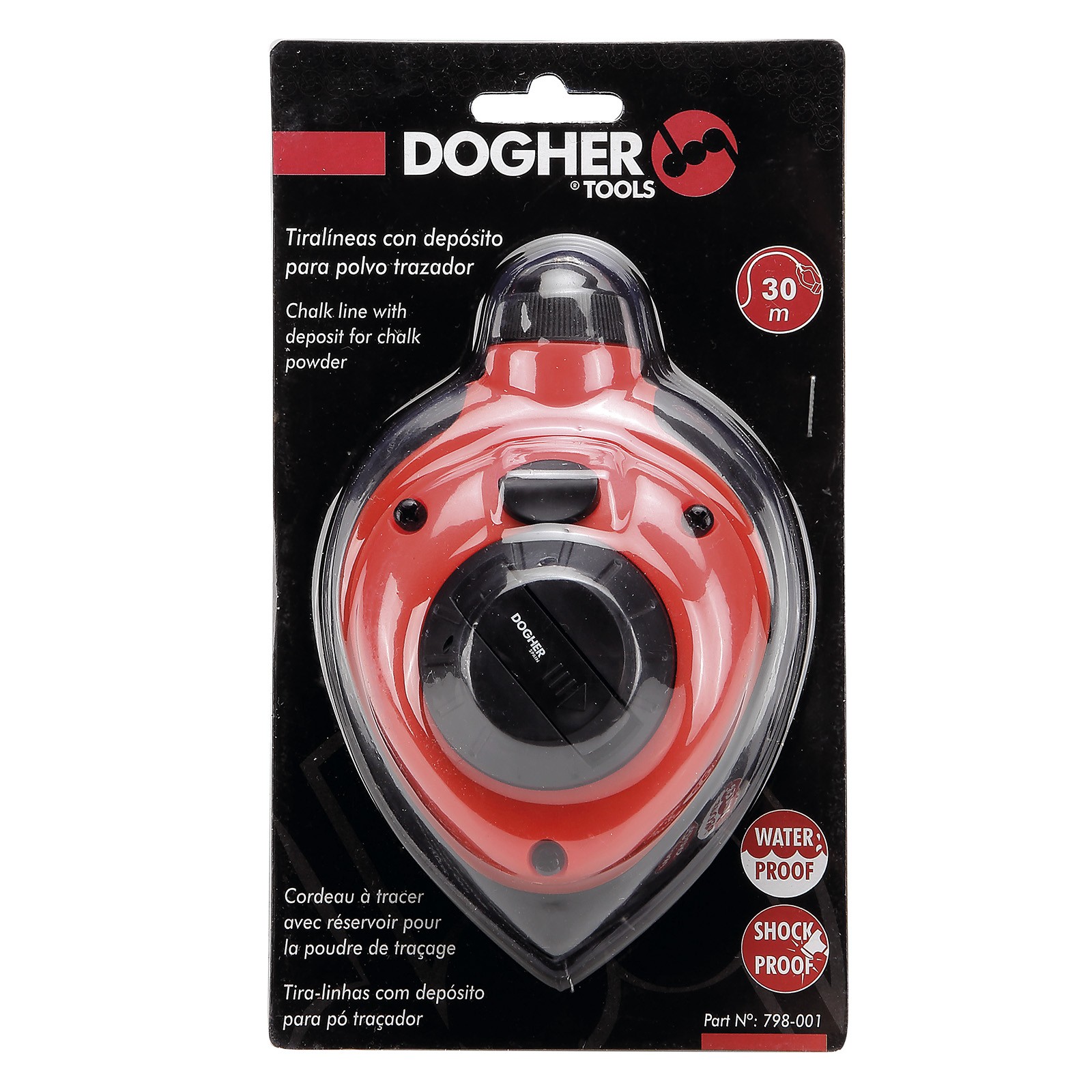 Tiralíneas DOGHER de 30 m
