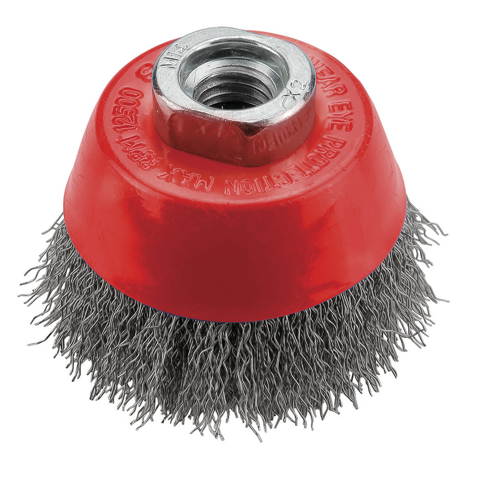 Cepillo Taza DOGHER Alambre Ondulado 0,30 mm Acero Inoxidable Eje M14