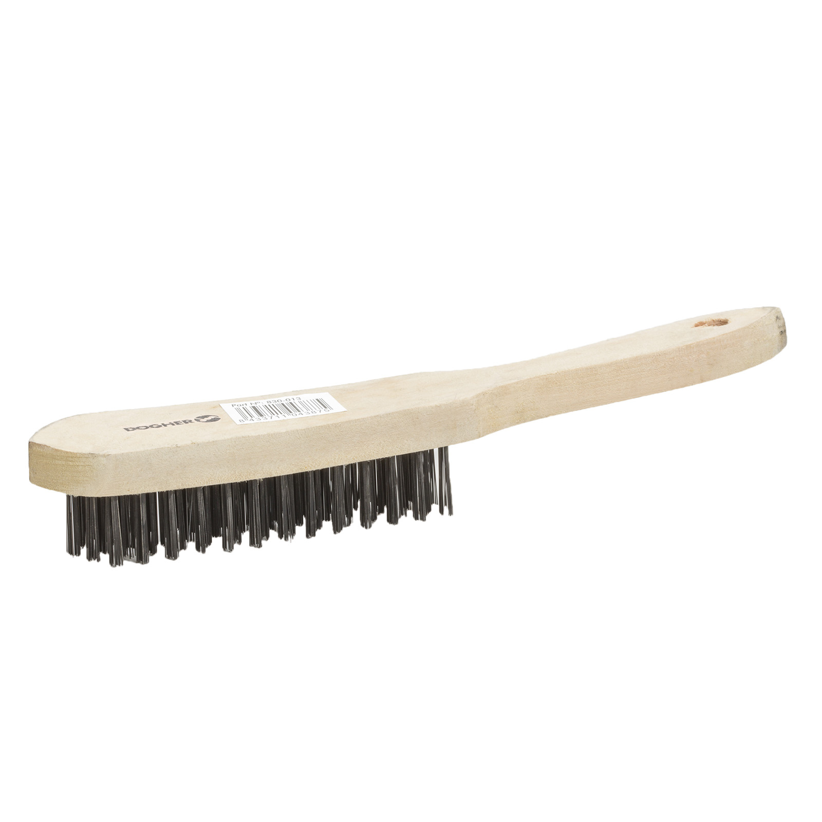 Cepillo DOGHER Mango Madera Acero Pavonado 4x15x290 mm