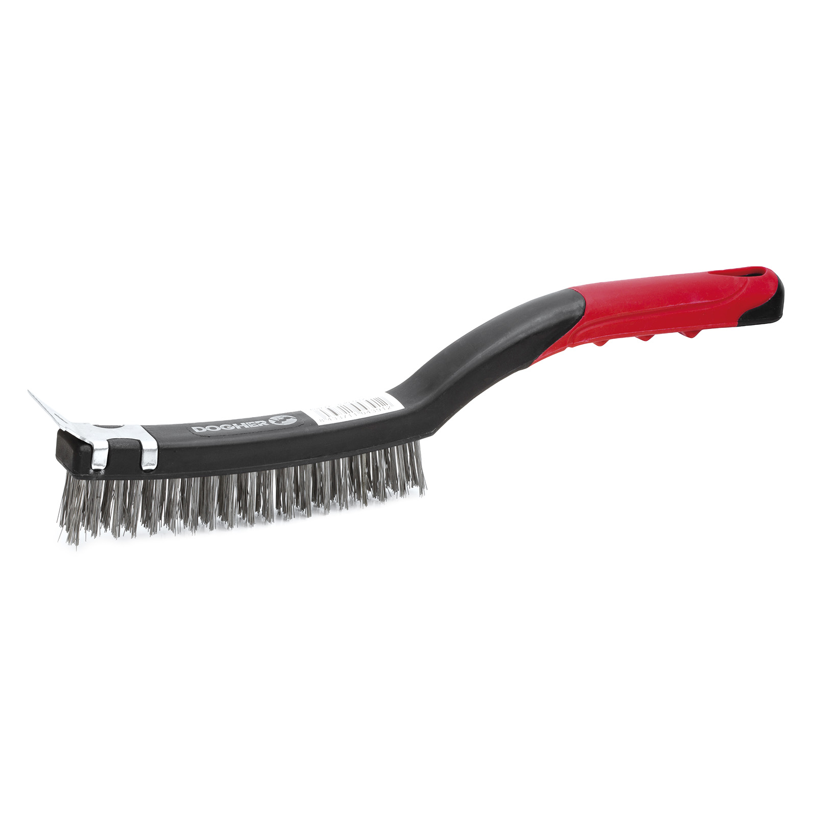 Cepillo DOGHER Mango Plástico Bimaterial Acero Inoxidable 3x19x340 mm