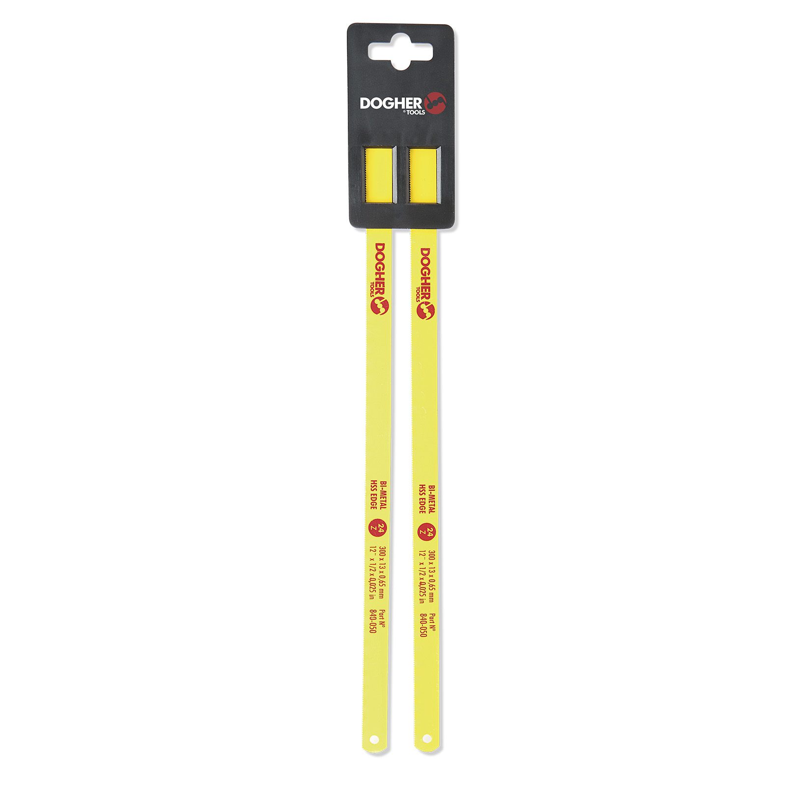 Juego 2 Hojas Sierra DOGHER Bimetal HSS 24 Dientes 300x13x0,65