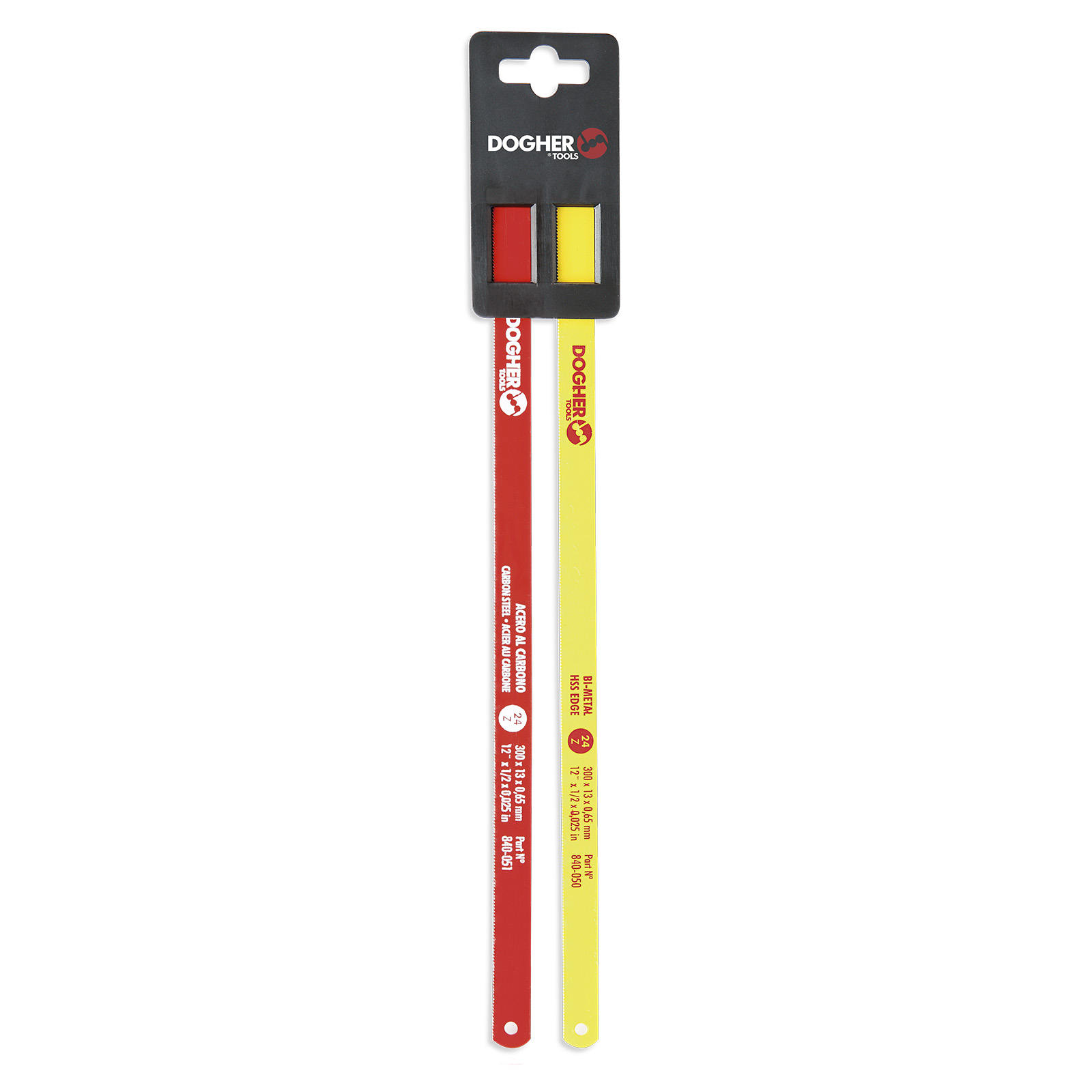 Juego 2 Hojas DOGHER Bimetal y Carbono 24 Dientes 300x13x0,65