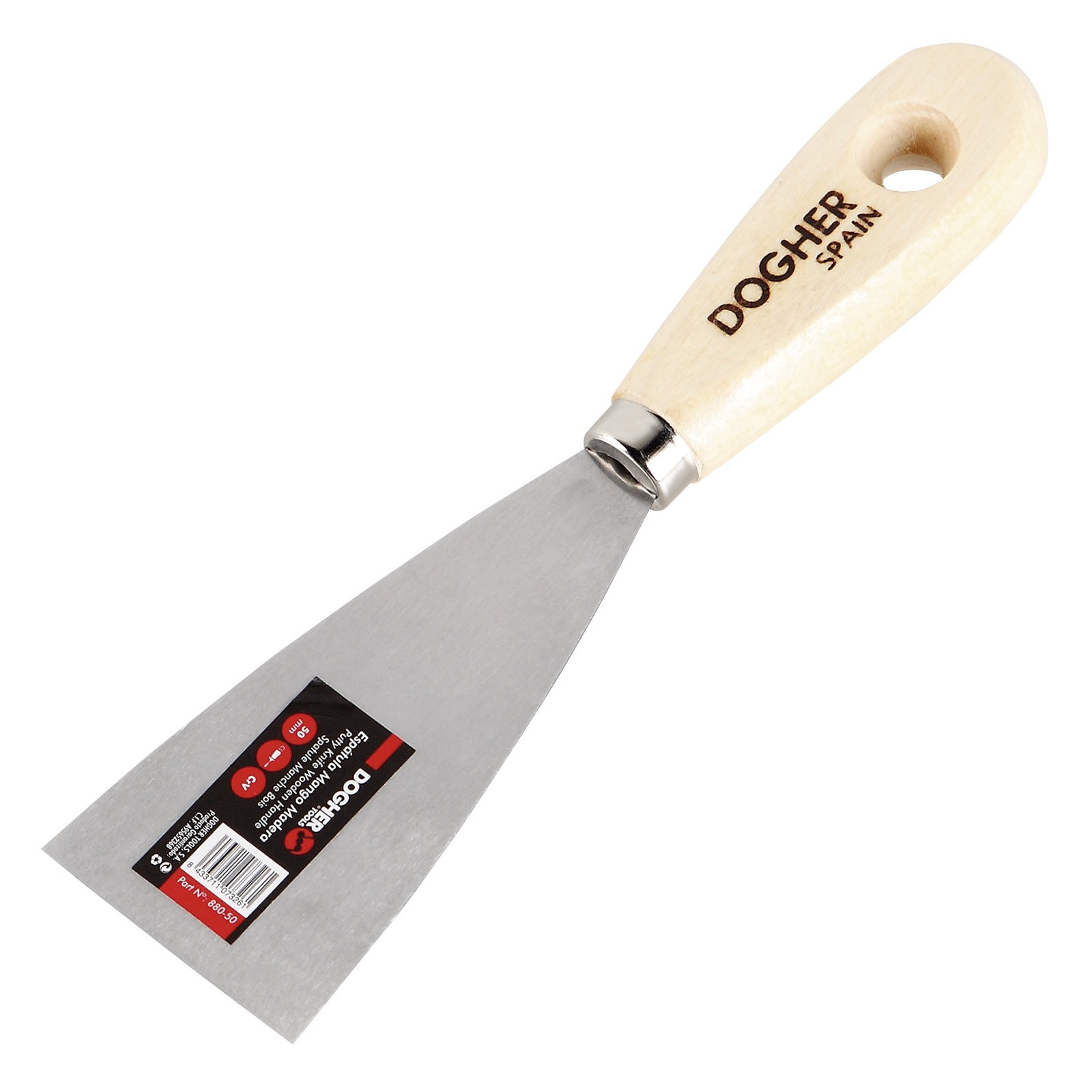 Espátula DOGHER Rígida Crv Mango Madera