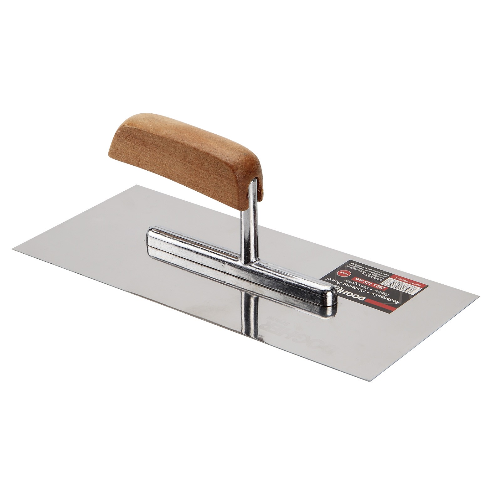 Llana DOGHER Rectangular Inox Mango Madera 280X125
