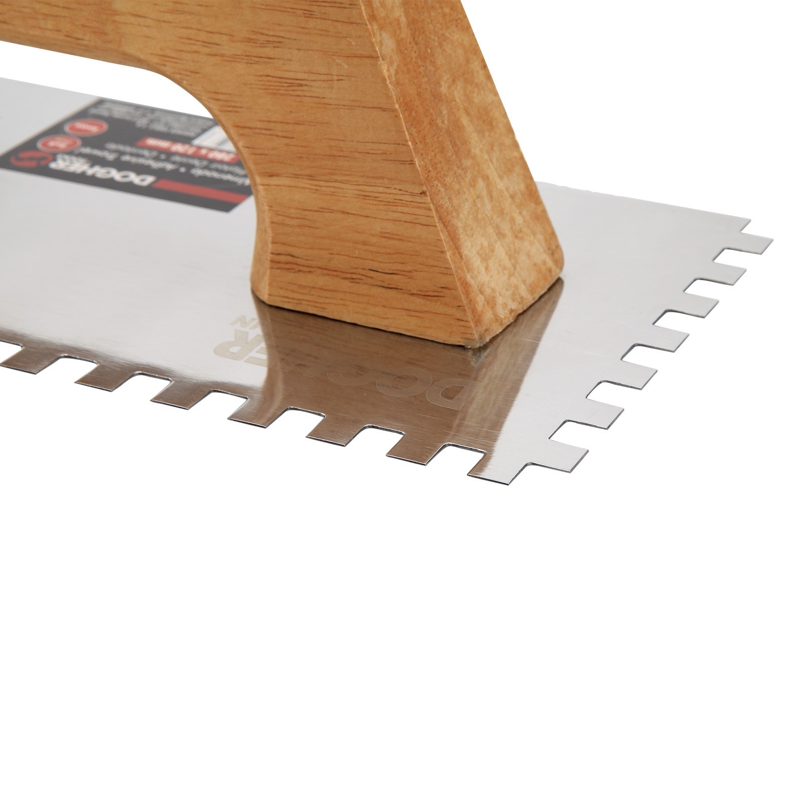 Llana DOGHER Almenada Inox Mango Madera 280X120 Paso 8X8