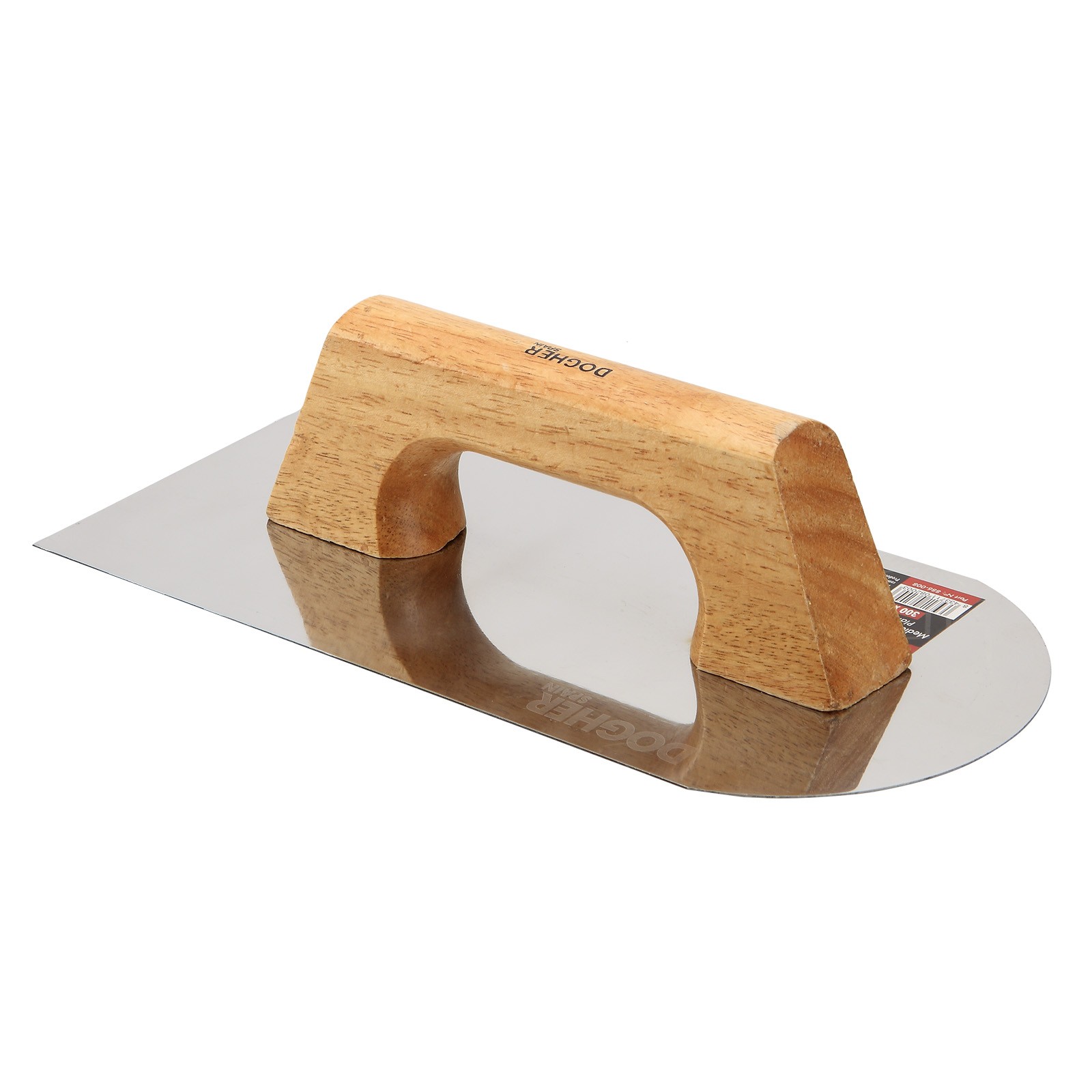Llana DOGHER Media Luna Inox Mango Madera 300X150