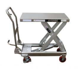 MESA HIDRAULICA INOX. 450 KG.