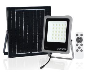FOCO SOLAR 25 W CON MANDO A DISTANCIA