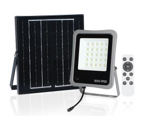 FOCO SOLAR 50 W CON MANDO A DISTANCIA