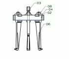 EXTRACTOR FORZA SERIE 1000 DE 3 PATAS