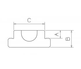 SOPORTE EN T FORZA PARA MORDAZA
