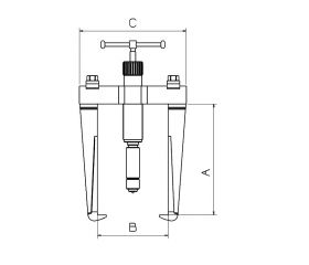 EXTRACTOR HIDRÁULICO FORZA CON HUSILLO COMPACTO SERIE 1010H