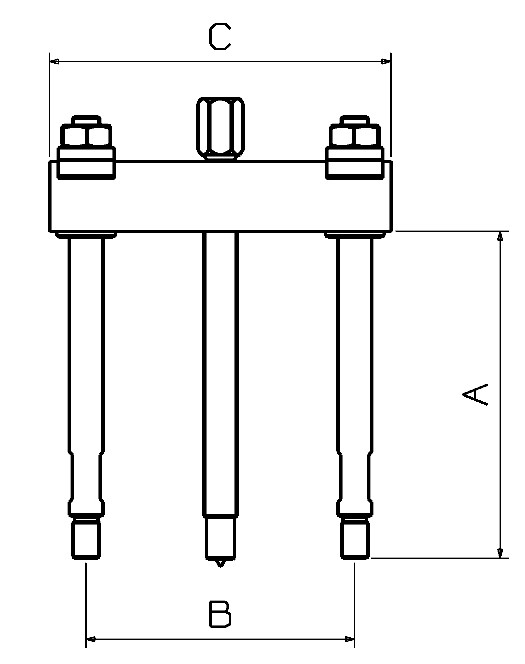 EXTRACTOR FORZA SERIE 1100S DE 2 ALARGADERAS