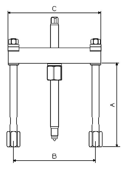 EXTRACTOR FORZA SERIE 1100 DE 2 ALARGADERAS