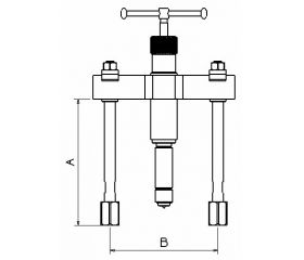 EXTRACTOR HIDRÁULICO FORZA CON ALARGADERAS SERIE 1108H