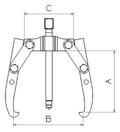 EXTRACTOR FORZA SERIE 1300 MECÁNICO DE 2 PATAS