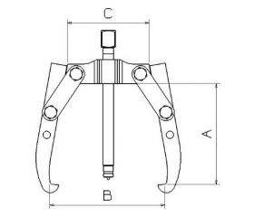 EXTRACTOR FORZA SERIE 1300 MECÁNICO DE 2 PATAS