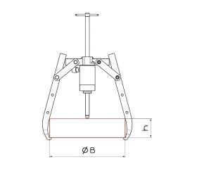 CONJUNTO HIDRÁULICO DE PATAS OSCILANTES PARTE MECÁNICA FORZA SERIE 1300H