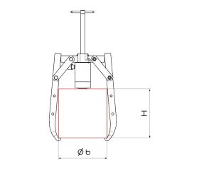 CONJUNTO HIDRÁULICO DE PATAS OSCILANTES PARTE MECÁNICA FORZA SERIE 1300H