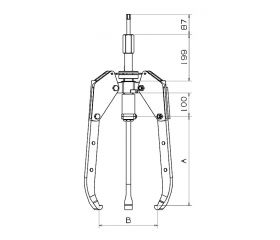 EXTRACTOR HIDRÁULICO AUTOCENTRANTE FORZA CON HUSILLO COMPACTO SERIE 1315ATH