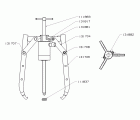 CONJUNTO HIDRÁULICO DE PATAS OSCILANTES PARTE MECÁNICA FORZA SERIE 1300H