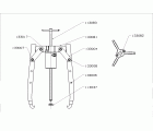CONJUNTO HIDRÁULICO DE PATAS OSCILANTES PARTE MECÁNICA FORZA SERIE 1300H
