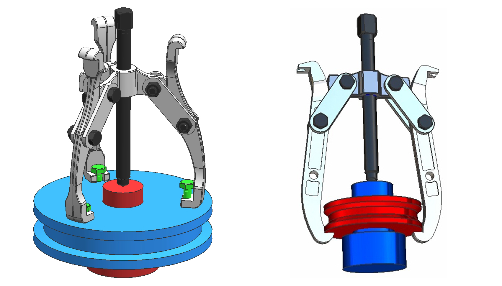 EXTRACTOR REVERSIBLE FORZA SERIE 1400 DE 2 PATAS