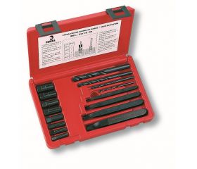 JUEGO EXTRACTOR TORNILLOS ROTOS FORZA CON BROCAS Y GUÍAS EXTERIORES SERIE 5010TR