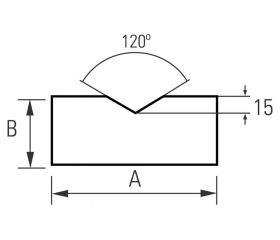 PARALELAS CON BRIDA FORMA V FORZA
