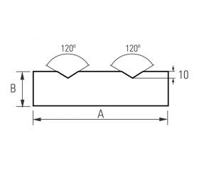 PARALELAS CON BRIDA FORMA W FORZA