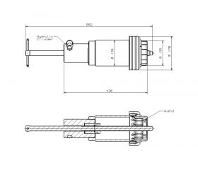 EXTRACTOR HIDRÁULICO PARA RODAMIENTOS PARTE MECÁNICA FORZA 1700-6H0
