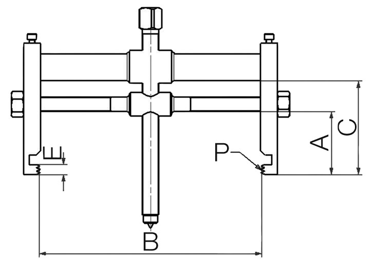 EXTRACTOR FORZA SERIE 1900V PARA POLEAS EN V