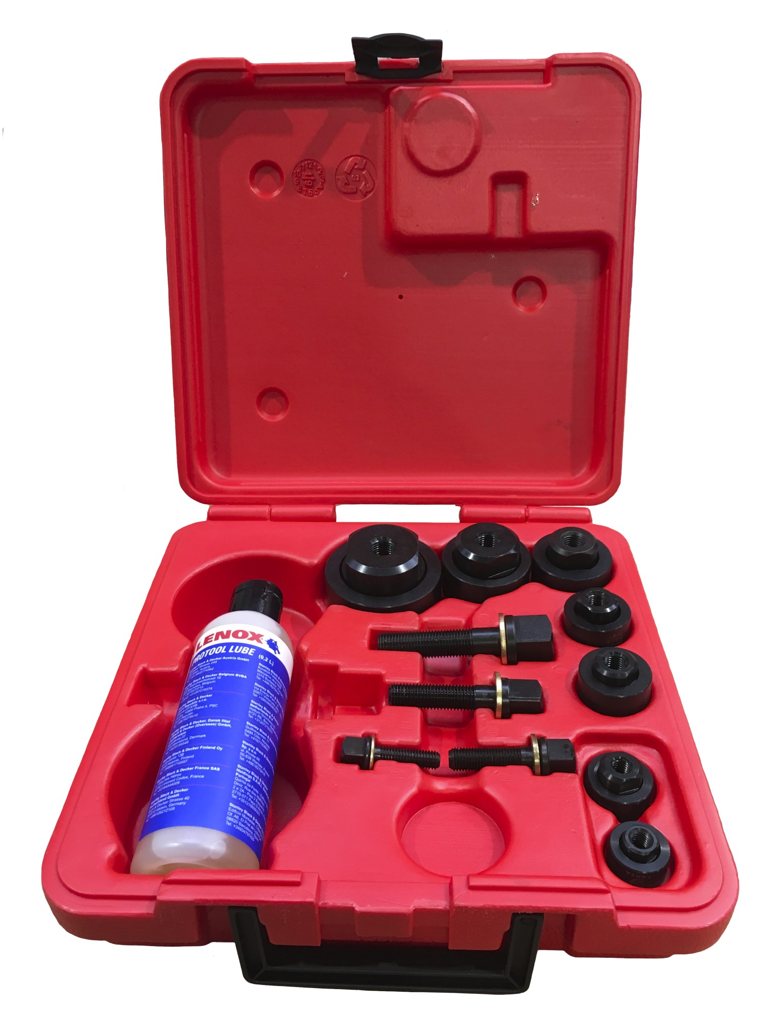 JUEGO DE PERFORADORES REDONDOS PARA CHAPA FORZA MECÁNICOS