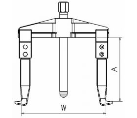 EXTRACTOR FORZA SERIE 2400 DE 2 PATAS