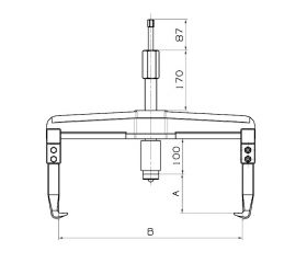 EXTRACTOR HIDRÁULICO FORZA CON HUSILLO COMPACTO SERIE 2400H