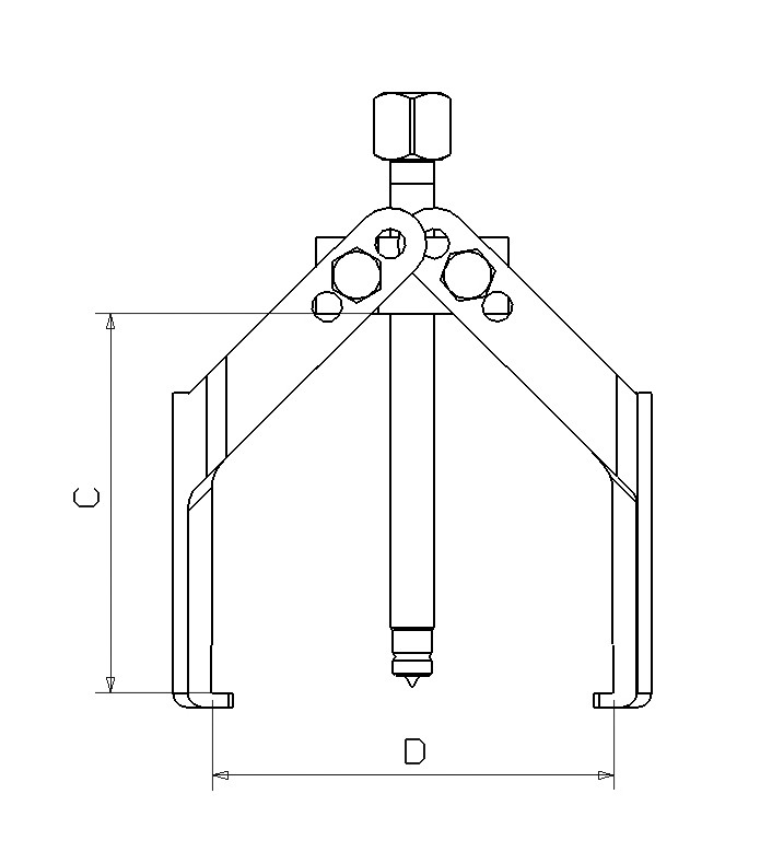EXTRACTOR FORZA SERIE 2640 DE TIJERA