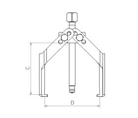 EXTRACTOR FORZA SERIE 2640 DE TIJERA