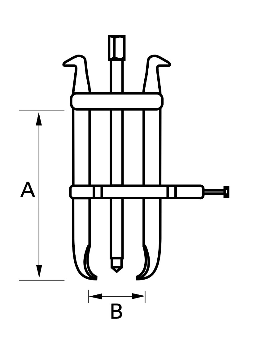 EXTRACTOR FORZA SERIE 2791 DESPEGADORES RODAMIENTOS