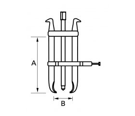 EXTRACTOR FORZA SERIE 2791 DESPEGADORES RODAMIENTOS
